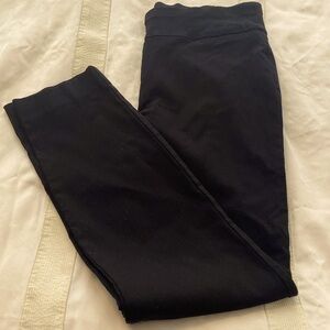 👖👖👖Alfano Black Skinny Stretch Control Panel Pants Sz10S Rayon/Nylon/Spa…